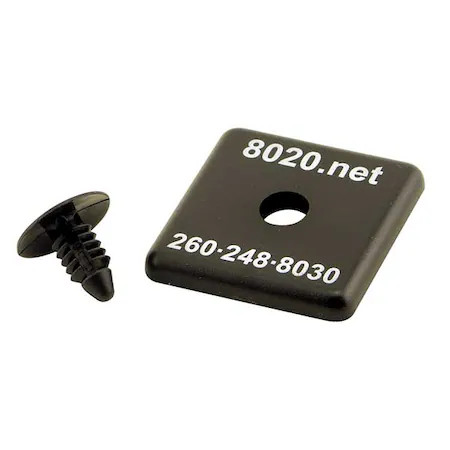 80/20 2030-2 End Cap, 1 1/2 Inx3/16 Inx1 1/2 In, Pk2