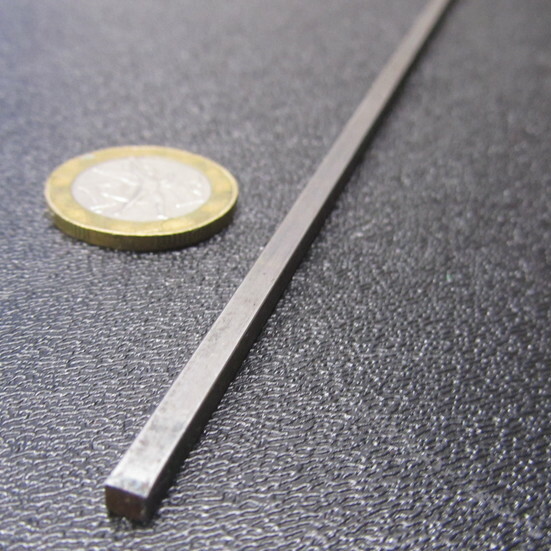 1018 Steel Square Bar, 1/8″ Thick x 1/8″ Wide x 12″ Length, 24 Pcs, 24 Ft Total