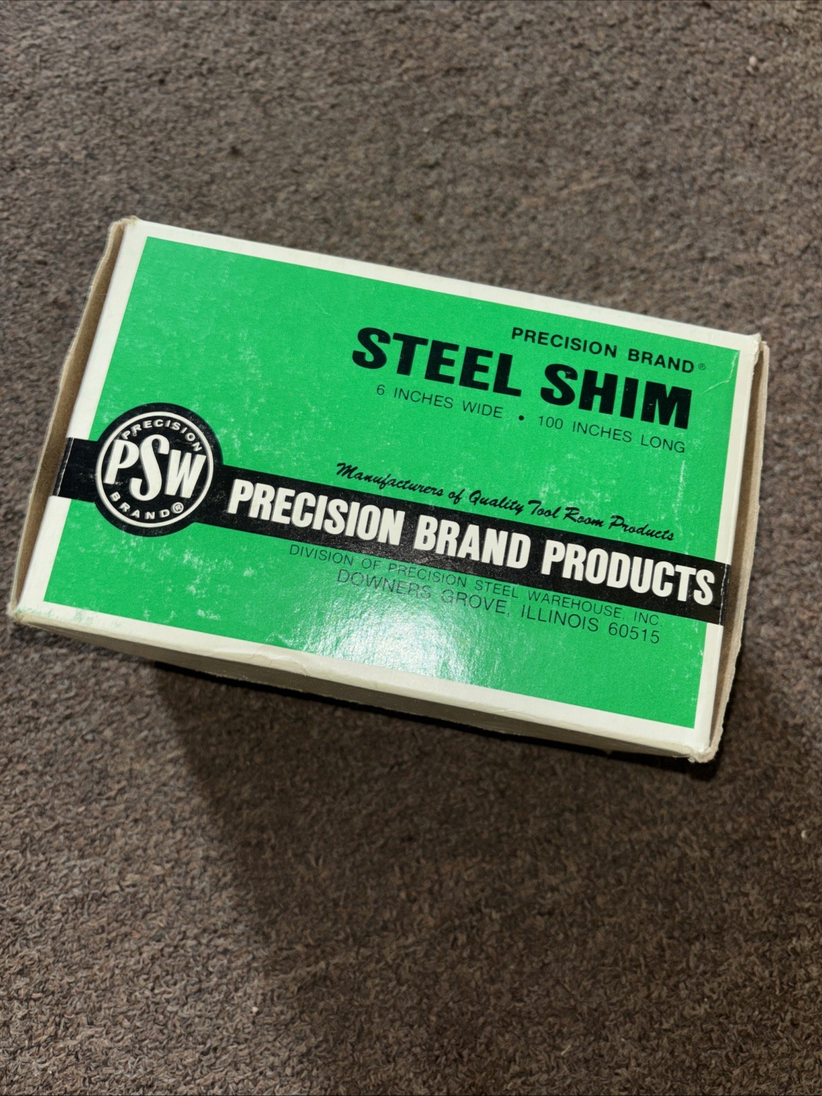 Precision Brand 16480 Steel Shim Stock Roll 0.012″ x 6″ x 100″ A-12