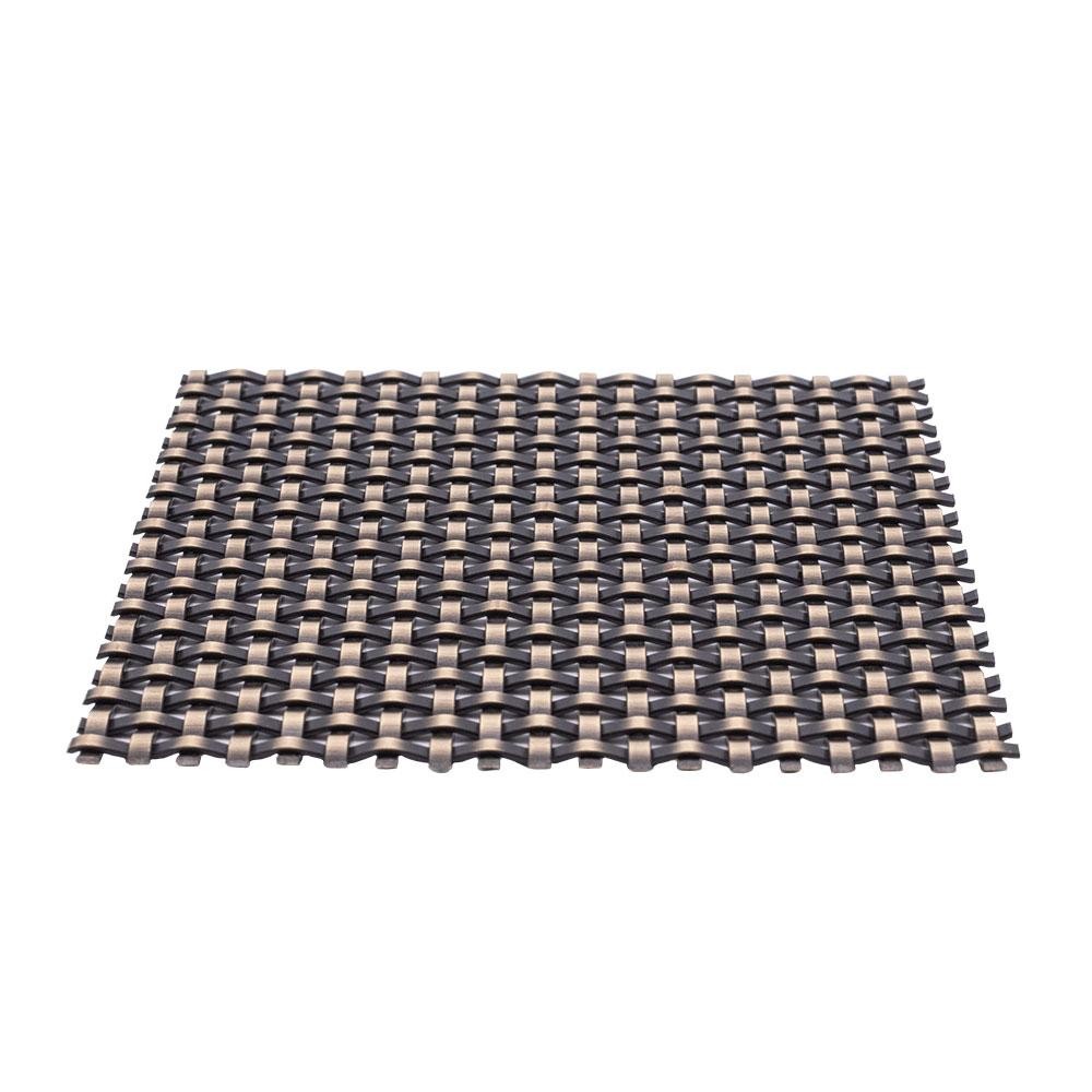 Architectural Products by Outwater 18in x 48in Flat Single Crimp | Antique Brass