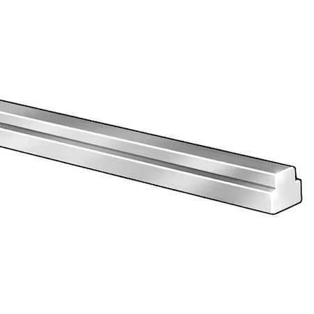 Zoro Select Wwgsk10-2 Step Key Stock 2, 3/8 In Top W, 3/16 In Top Step H, 1/2,