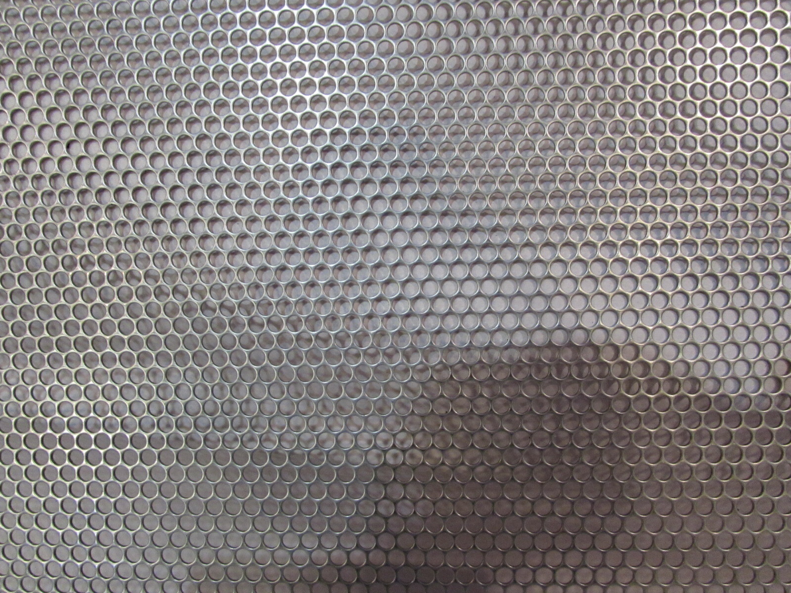 = 5/32″ HOLES-20 GAUGE- 304 STAINLESS STEEL PERFORATED SHEET 12″ X 12″=