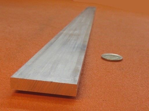 6061 T6 Metric Aluminum Bar, 8mm Thick x 40mm Wide x 3 Ft Length