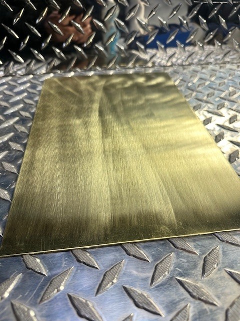 BRASS 18g SHEET PLATE NEW (3pcs) 8X12″ .04030 Thick #3.5
