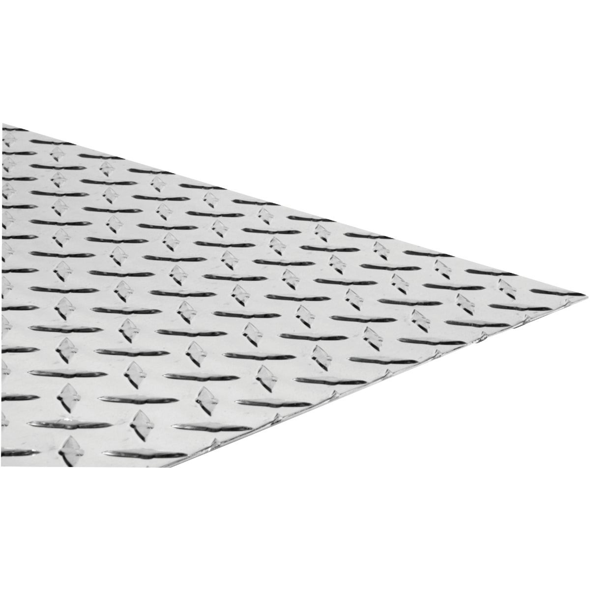 Hillman Steelworks 12 In. x 24 In. Brite Aluminum Tread Plate 11259 HILLMAN