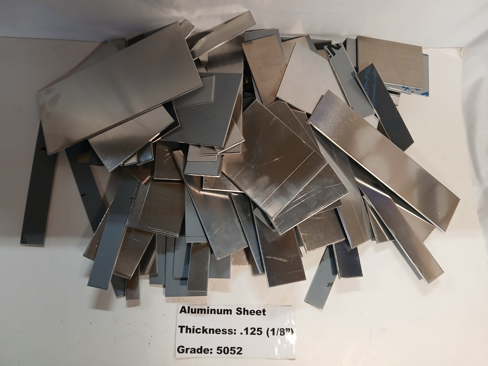 Scrap Aluminum Sheet Plate 1/8″ Flat Welding Practice Metal MIG TIG 15 lb Clean