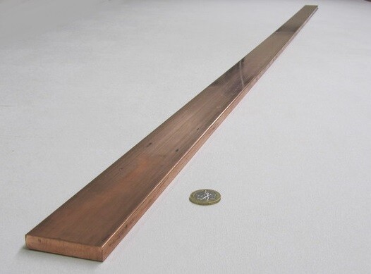 110 Copper Bar H02, 3/8″ Thick x 2.0″ Wide x 6 Ft Length