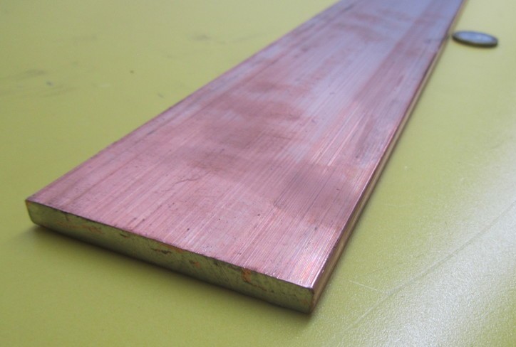 110 Copper Bar H02, 1/4″ Thick x 2.50″ Wide x 6 Ft Length
