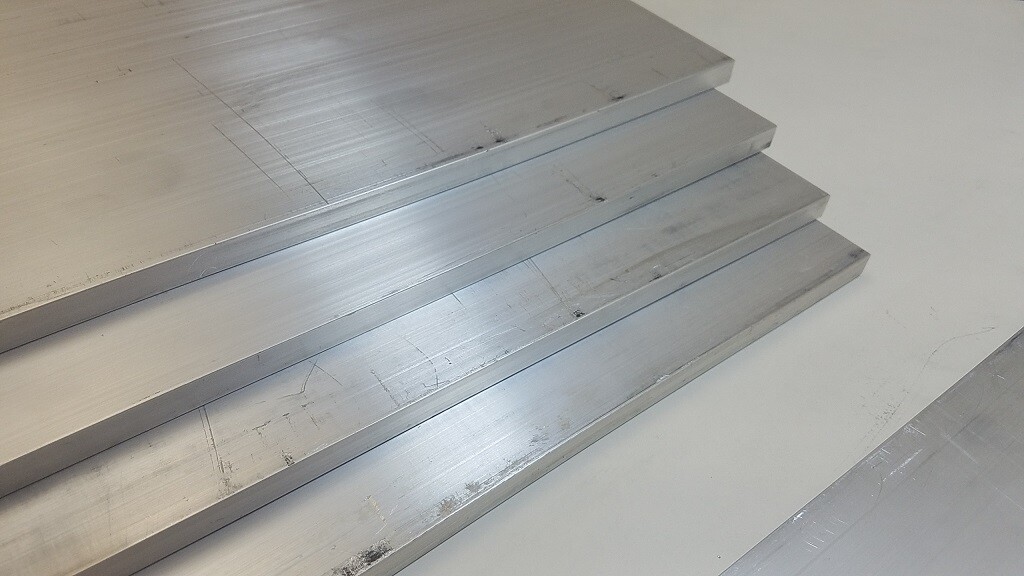 6061 Aluminum Flat Bar, 3/8″ x 8″ x 11″ long, Solid Stock, Plate, Machining