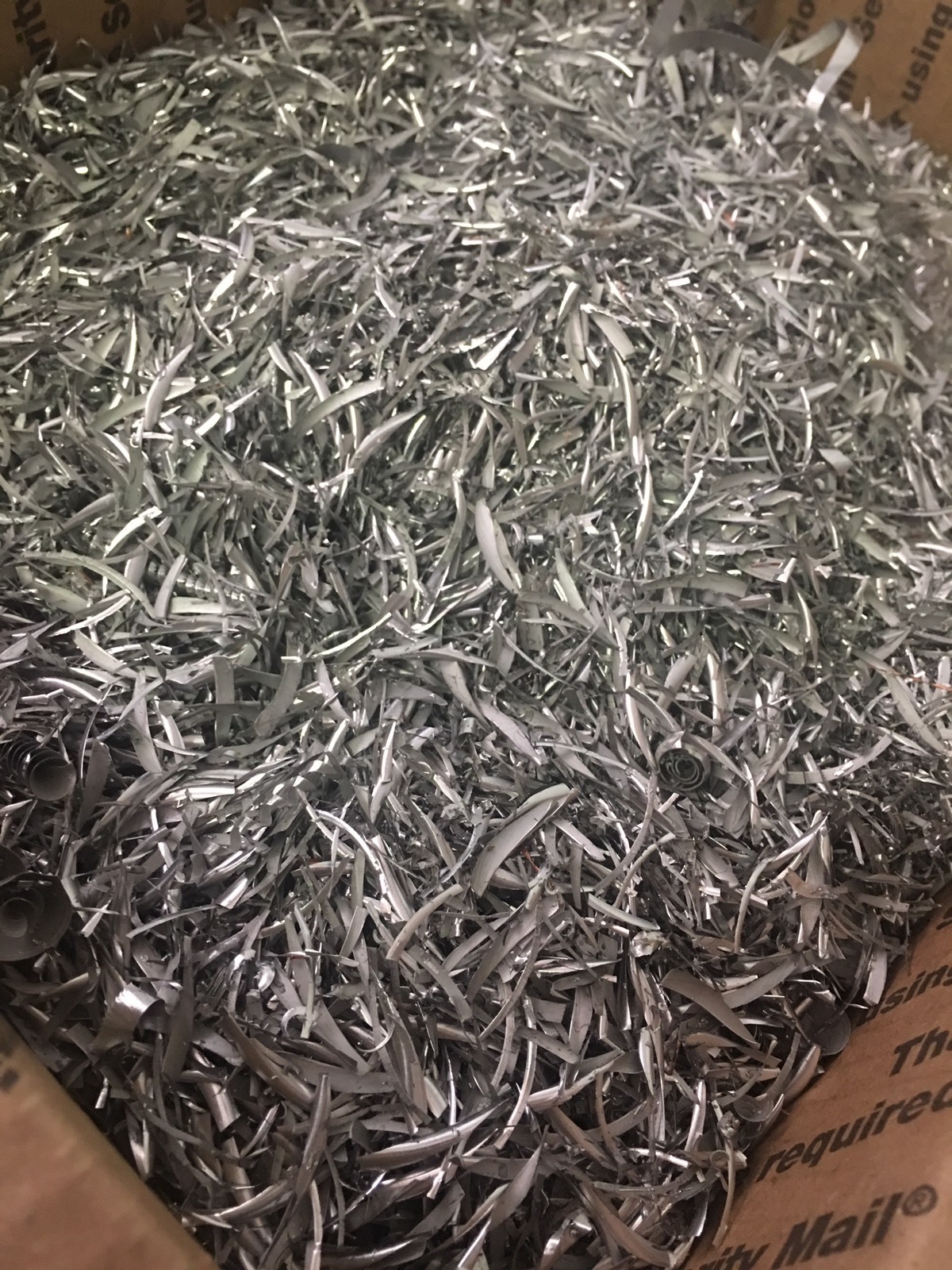 Great Deal Cnc Aluminum Shaving Fit Art Work Filler Scrap Decor Shiny 50 LBS