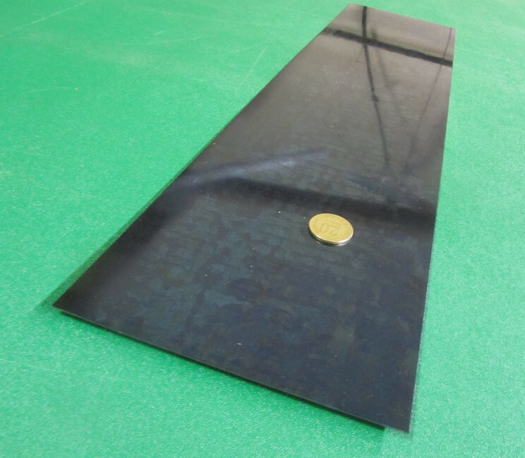 1095 Hard Blue Tempered Spring Steel Shim Stock .016″ x 6.0″ Wide x 25″ Length
