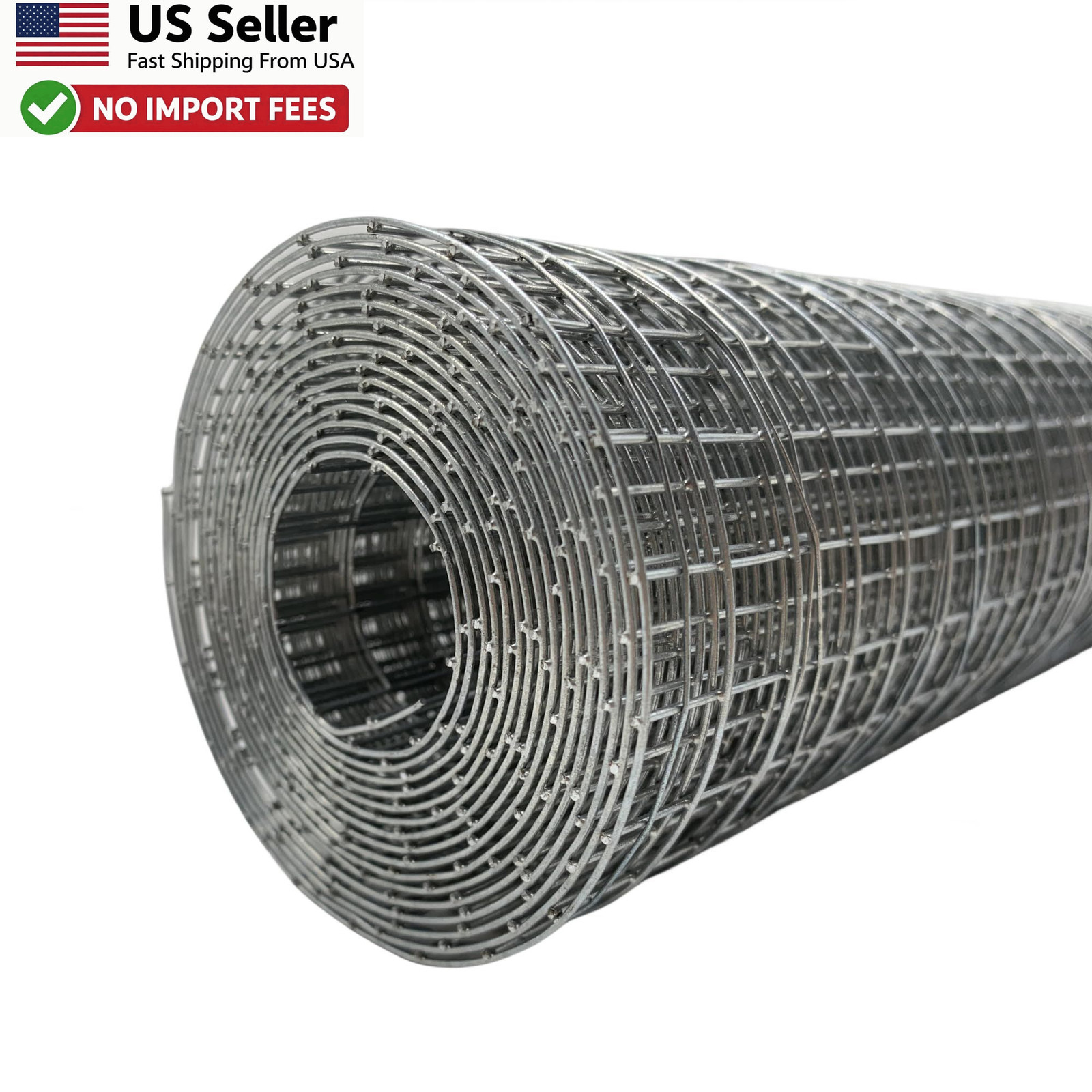 304 Stainless Steel Welded Wire Mesh 15.7in x 10ft 1/2 Hardware Cloth FROM USA