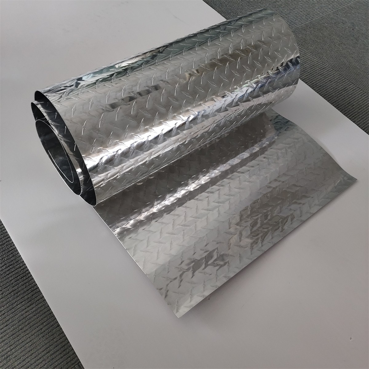 48″x 96″x .04″ Aluminum Diamond Plate 3003 Plate Sheet For Trailer, RV, Garages