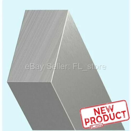 Aluminum Flat Bar Stock 1/2″ Thick x 1″ Wide x 6 Feet Long Unpolished Finish
