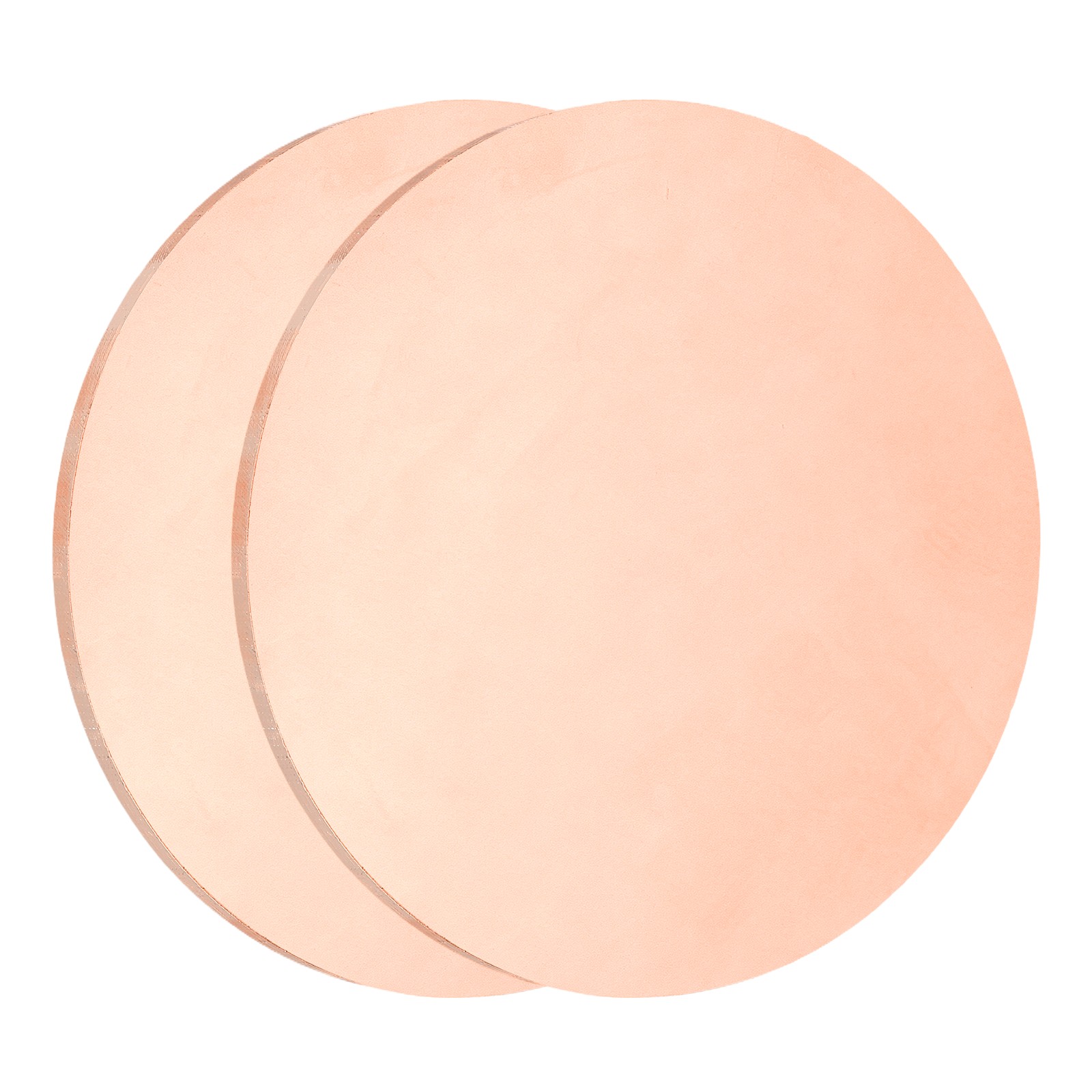 2 Pcs 0.08″ Thick 2″ Dia Copper Round Plate C1100 Pure Copper Sheet