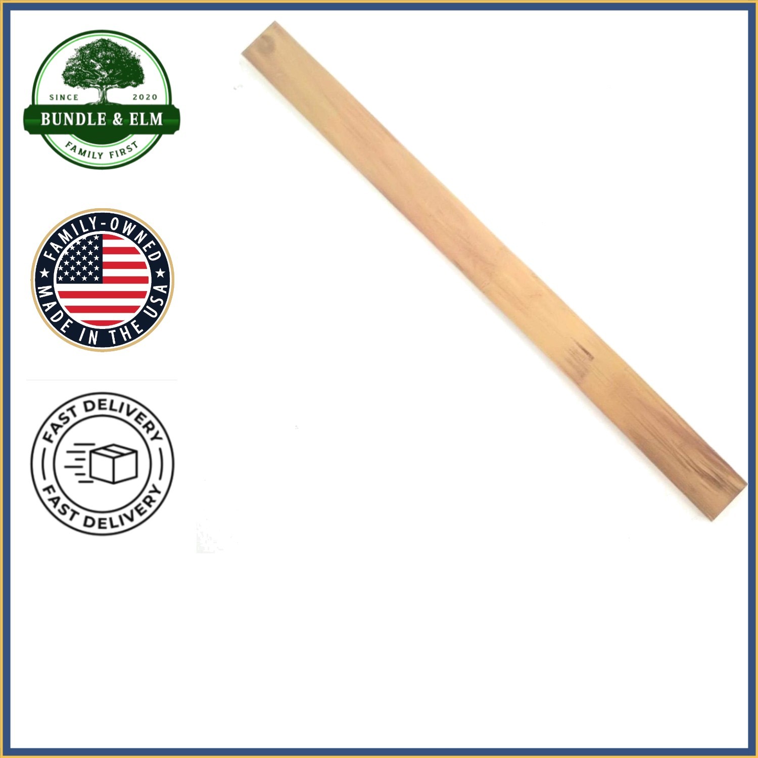 Brass Flat Bar 1/8″ x 1″ x 12″ Solid Plate for Craft and Knife Projects