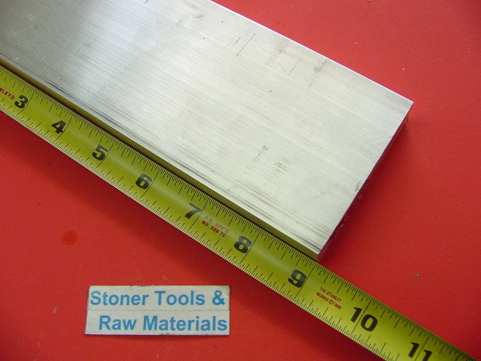 1-1/2″ X 2-1/2″ ALUMINUM 6061 FLAT BAR 9″ long T6511 Solid Extruded Mill Stock