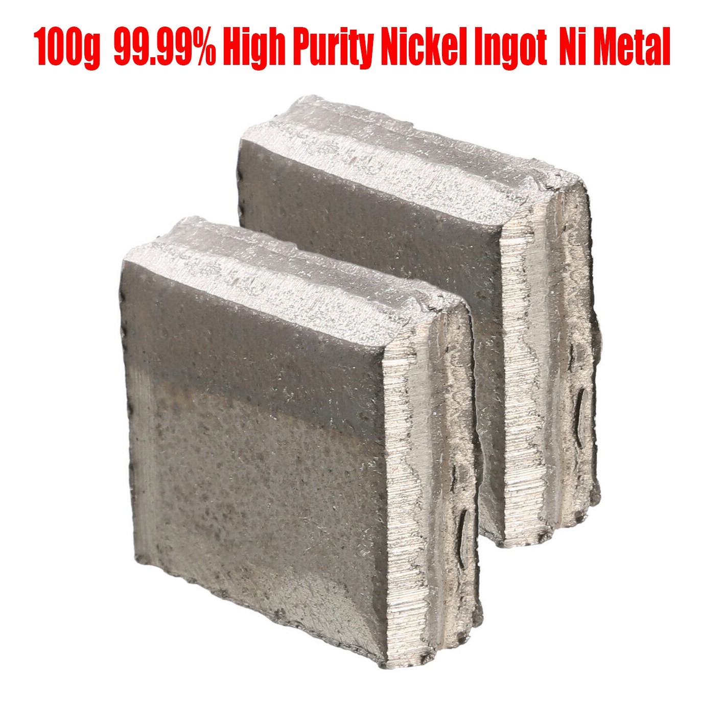 1* Metal Block Nickel 100g DIY High Purity Ingot Irregular Shape Ni Nickel