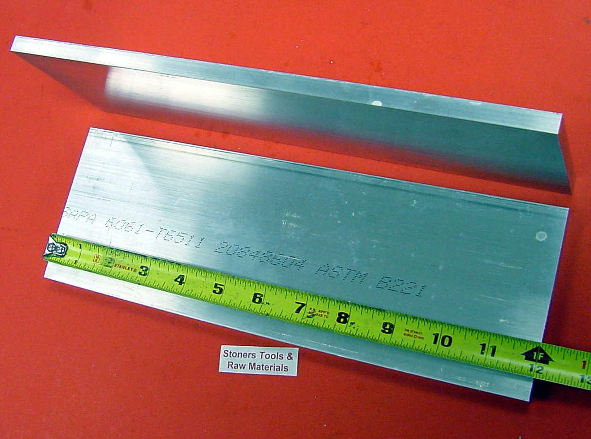 2 Pieces 3/4″ X 4″ ALUMINUM 6061 T6 FLAT BAR 12″ long Solid Extruded Stock New