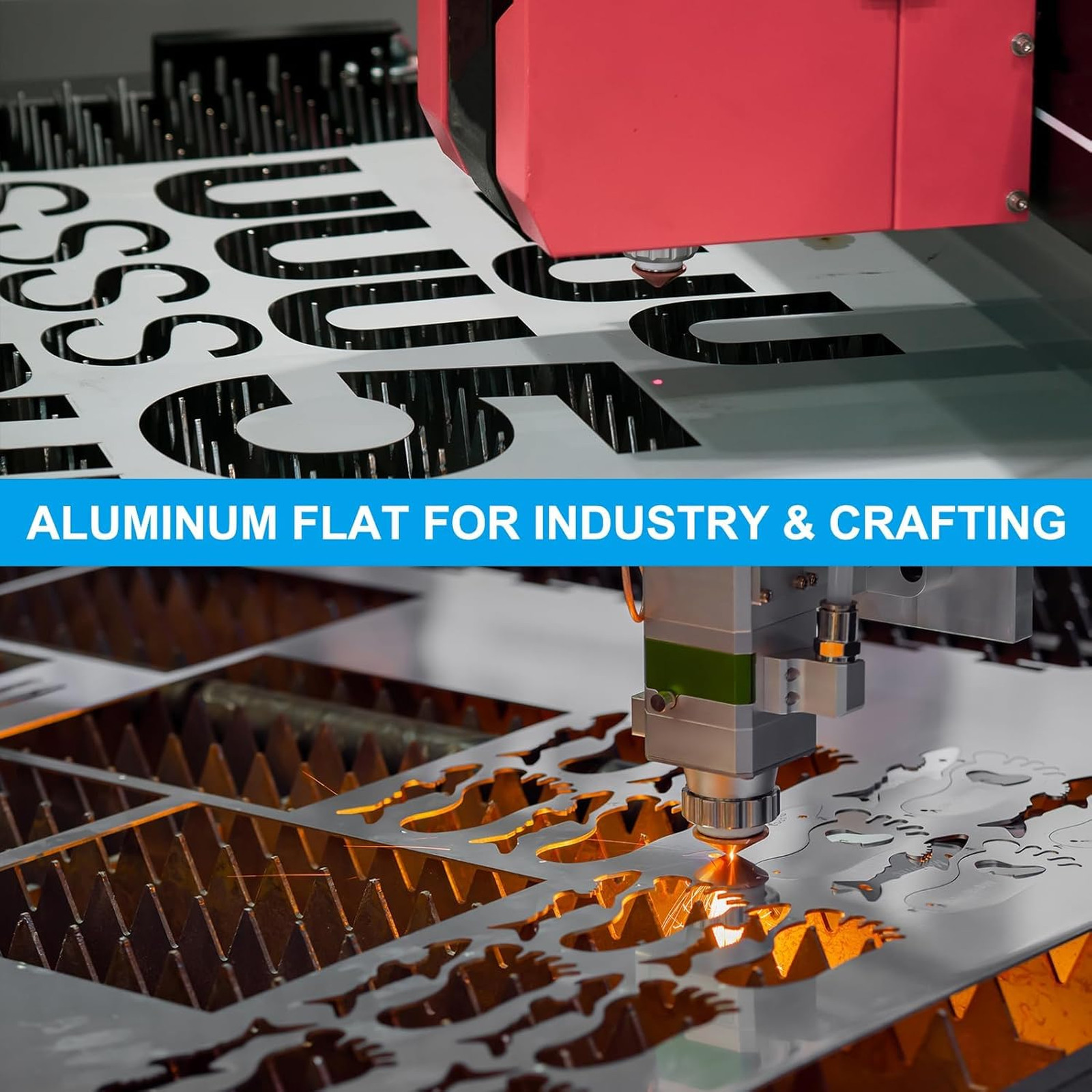 6061 T651 Aluminum Sheet Metal 4×6 Inch 1/8 Inch 3Pcs Flat Plate Industrial