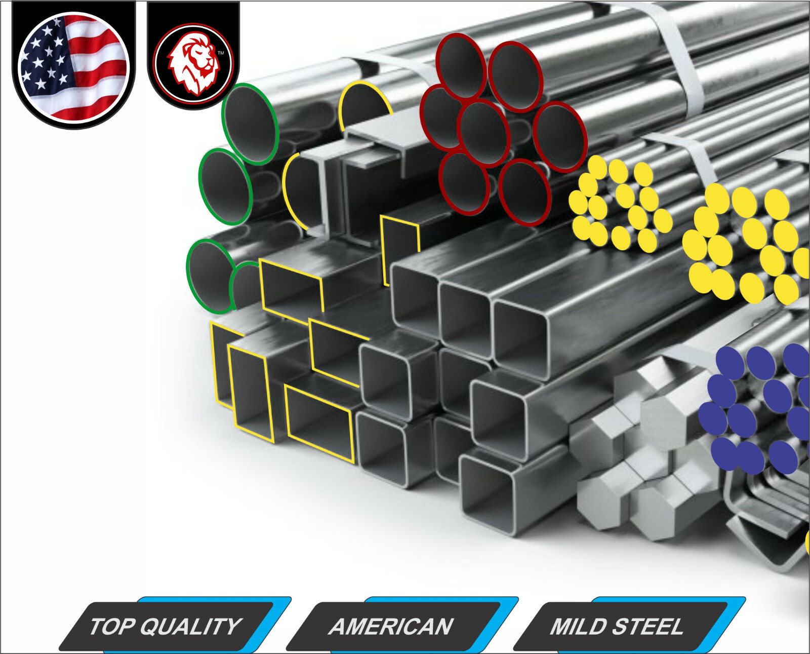 1/8″ x 1″ Metal Flat Bar – Mild Steel – Flat Metal Stock – 72″ Long (6-ft)