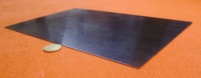 1095 Annealed Spring Steel Shim 0.025″ Thick x 8.0″ Width x 12″ Length
