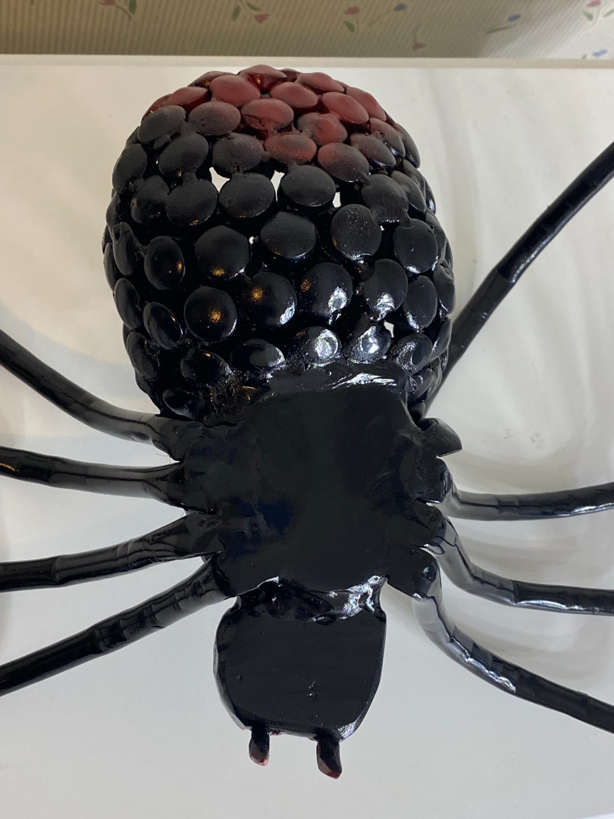RARE Custom Made Heavy Scrap Metal Spider 16″ x 8 1/2″ x 5 1/2″ (6 Pounds)