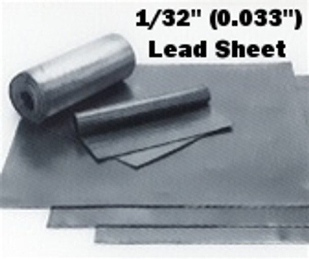 Sheet Lead – 1/32 inch x 12 inches x 24 inches