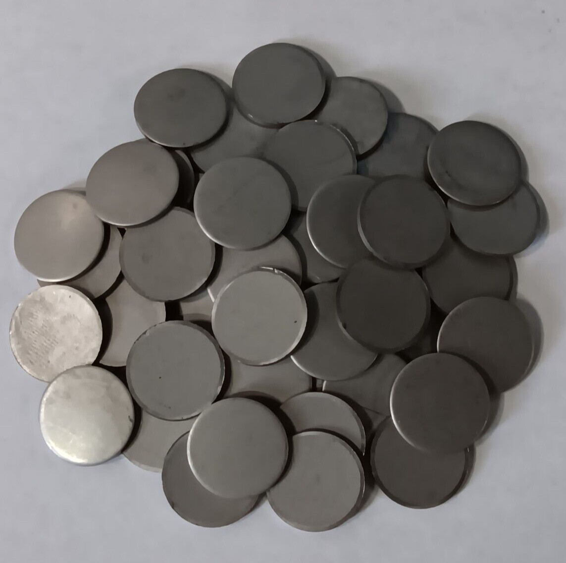 50PCS SS304 16GA (.063″) 2B CIRCLES, .75″ DIA, SCRAP, WELDING, ARTS & CRAFTS