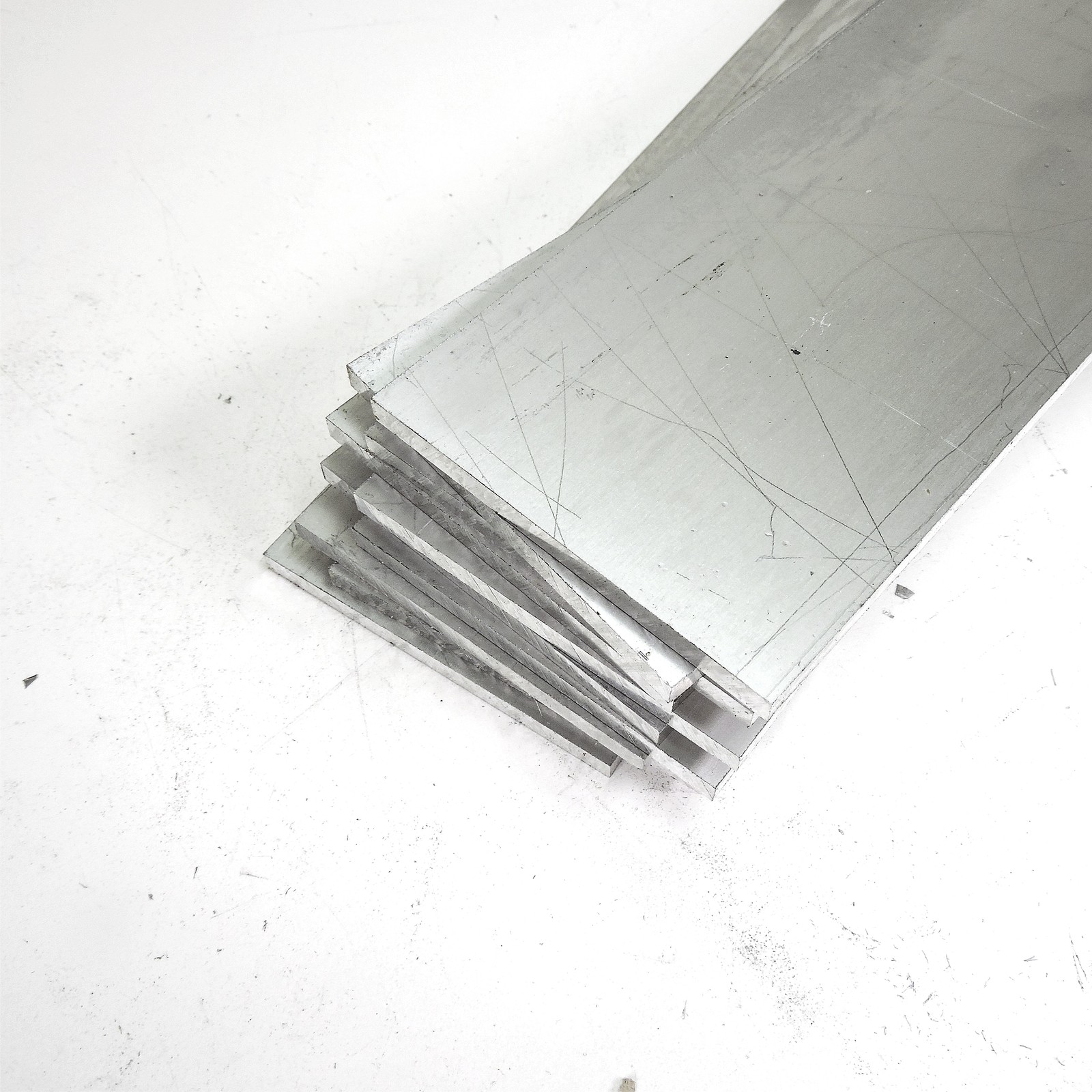 .1875″ thick Aluminum SHEET 4.375″ x 20.375″ Long plate QTY 11 sku 186516