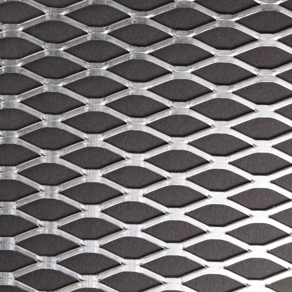 12 In. X 24 In. – 18 Gauge Plain Steel Expanded Metal – 1/2 In. O/C Spacing