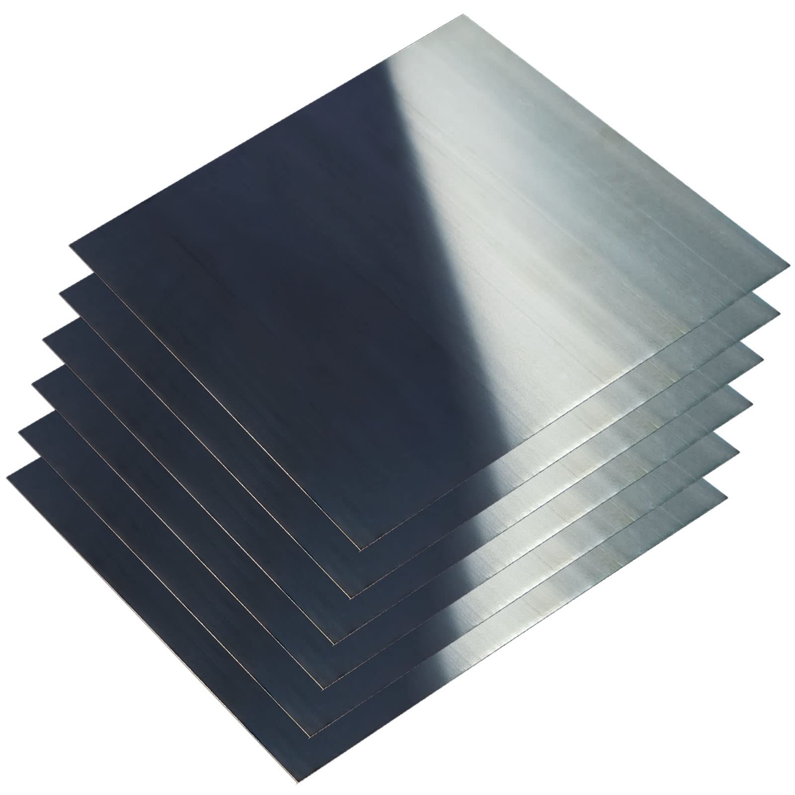 Spring Steel 1095 Shim Sheet Assortment, Blue Tempered, Polished Finish,