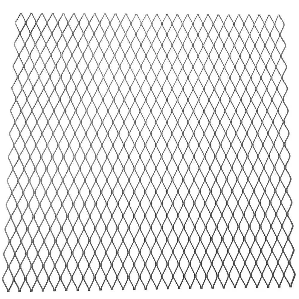 12 In. X 24 In.-13 Gauge Plain Steel Expanded Metal-3/4 In. O/C Spacing