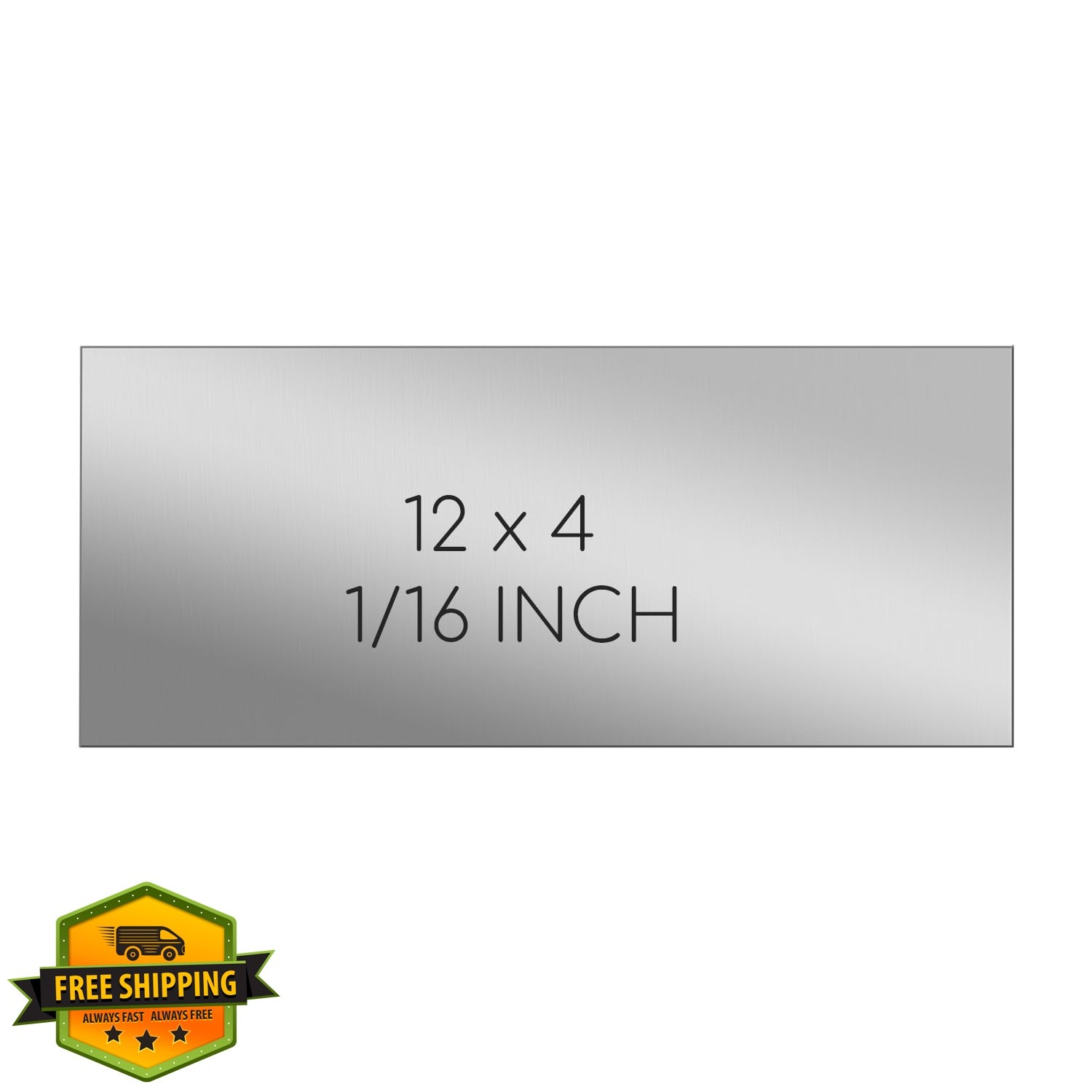 Hosifiy 4″ x 12″ x 1/16″ Stainless Steel Sheet 1 Pcs