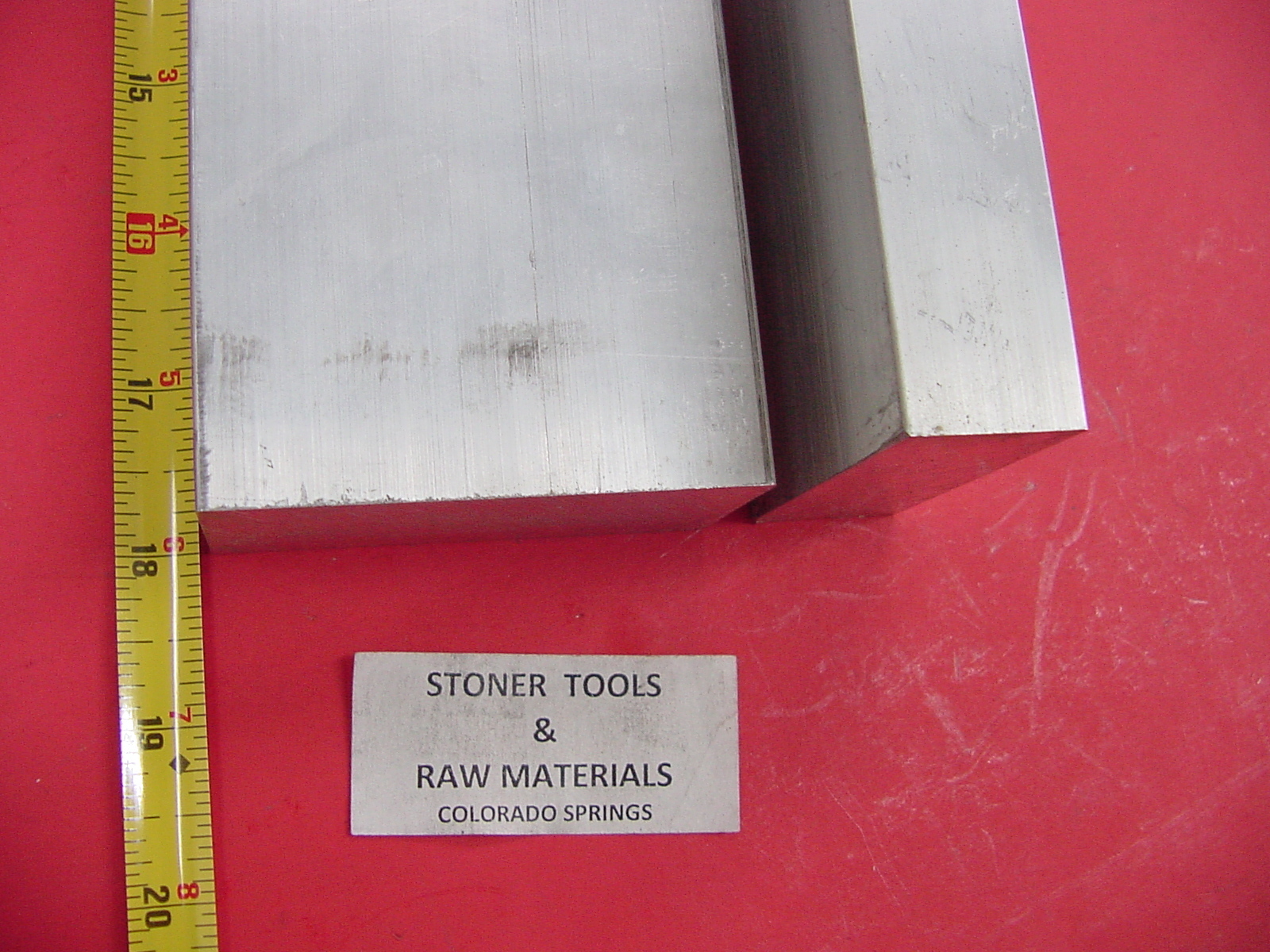 2 Pieces 1″ X 4″ ALUMINUM 6061 FLAT BAR 18″ long Solid Extruded Mill Bar Stock