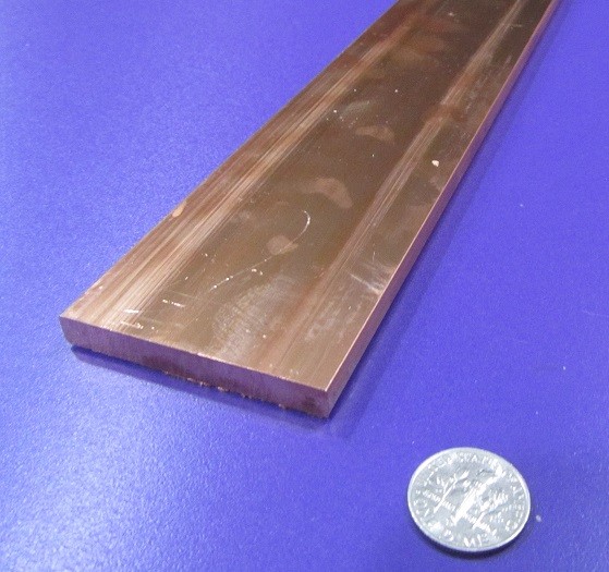 110 Copper Bar H02, 1/4″ Thick x 2.0″ Wide x 6 Ft Length