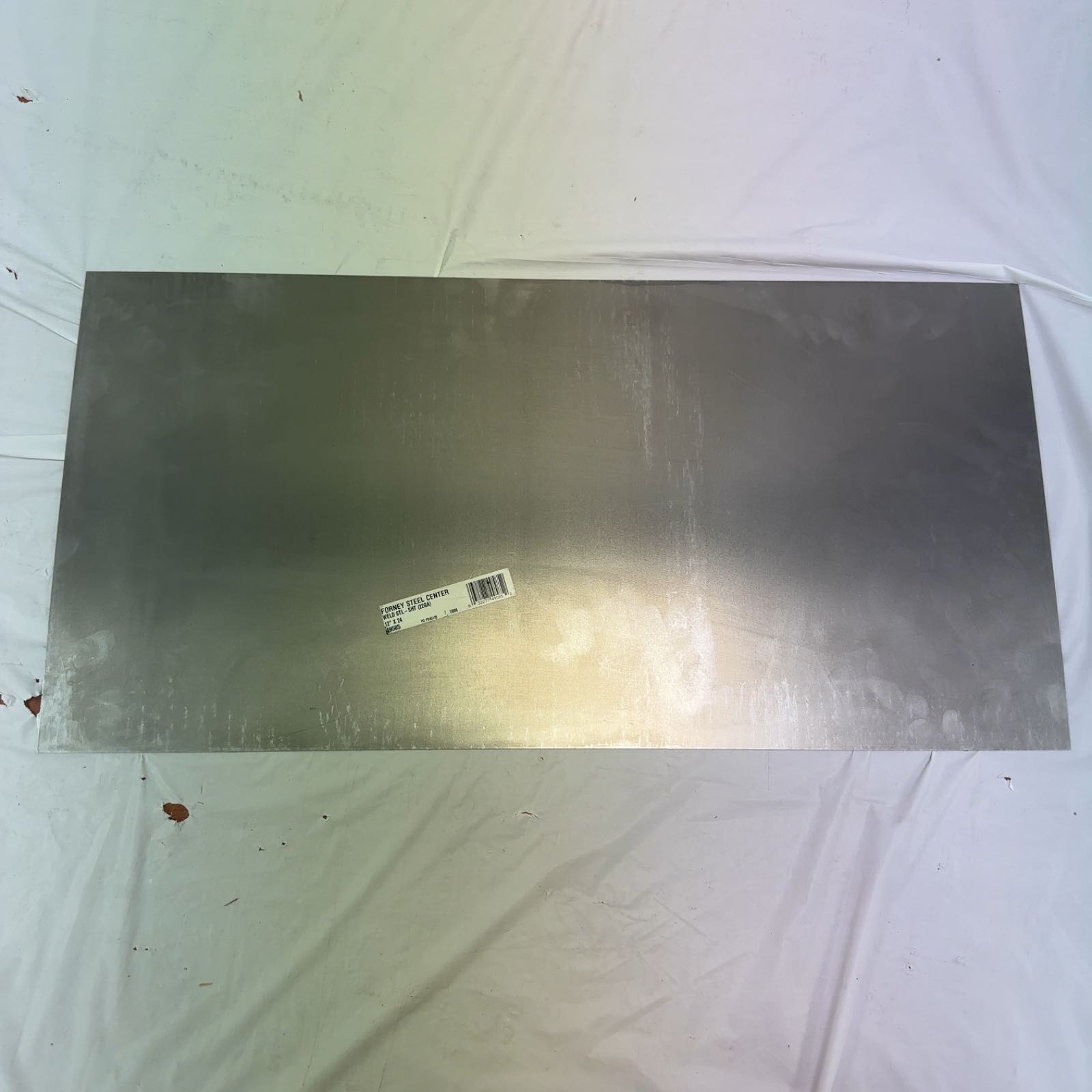 FORNEY 49585 Mild Steel Sheet Metal 22 Gauge A36 Carbon Alloy 12″ x 24″ Panel