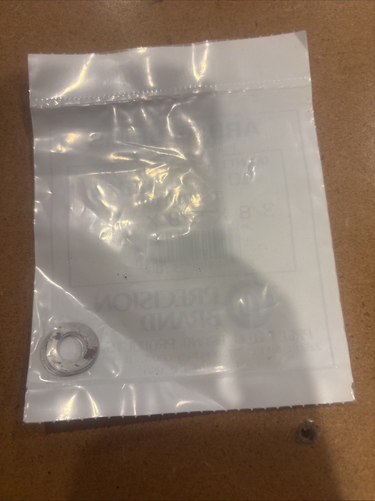 Precision Brand 25106 Arbor Shim,0.0050X3/8 Id,Pk10
