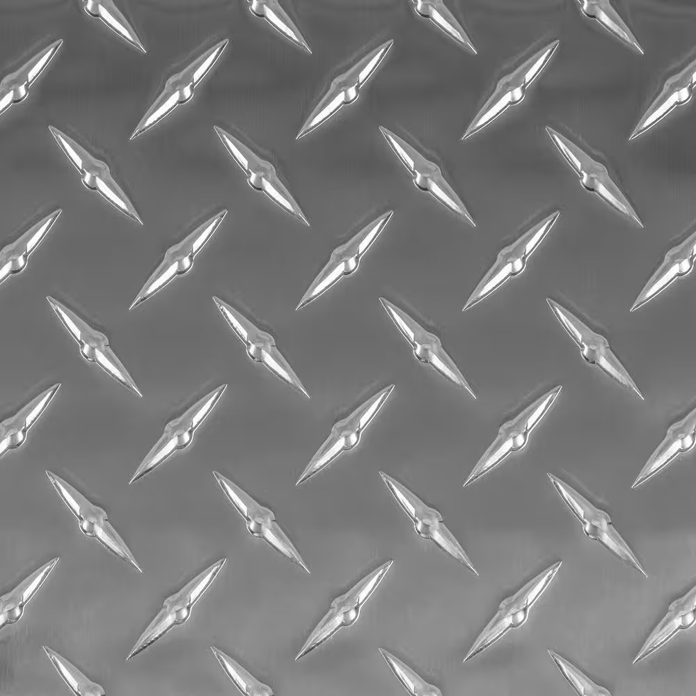 24 In. X 36 In.-0.025 In. Thick Aluminum Diamond Tread Plate Sheet Metal