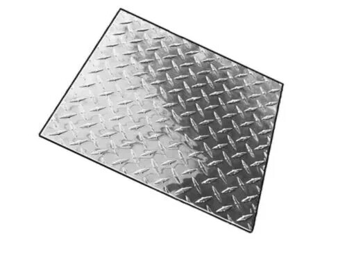 1/16″ Thick Diamond Plate 12″ Wide x 48″ Long Polished Aluminum Alloy 3003 NEW