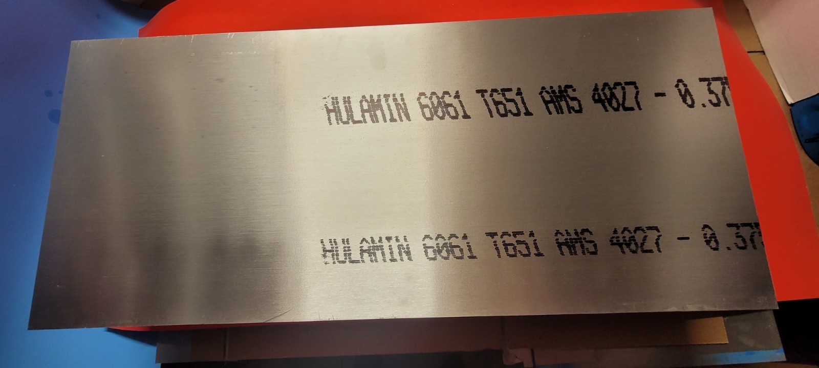 3/8″ (.375) 6061-T651 Commercial Grade Aluminum Plate 13″ X 30″