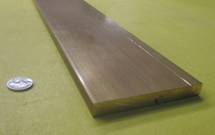 360 Brass Flat Bar 1/2″ Thick x 4.00″ Wide x 12.0″ Length