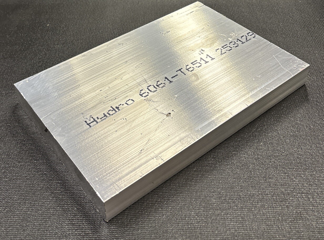 1 1/4” Thickness 6061 – T6511 Aluminum Flat Bar – 1.25” x 8″ x 12″ Length