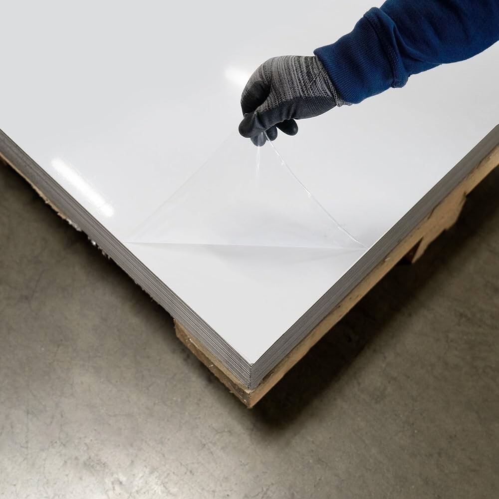 White Aluminum Sheet .032 x 48″ x 96″ – 1 PC