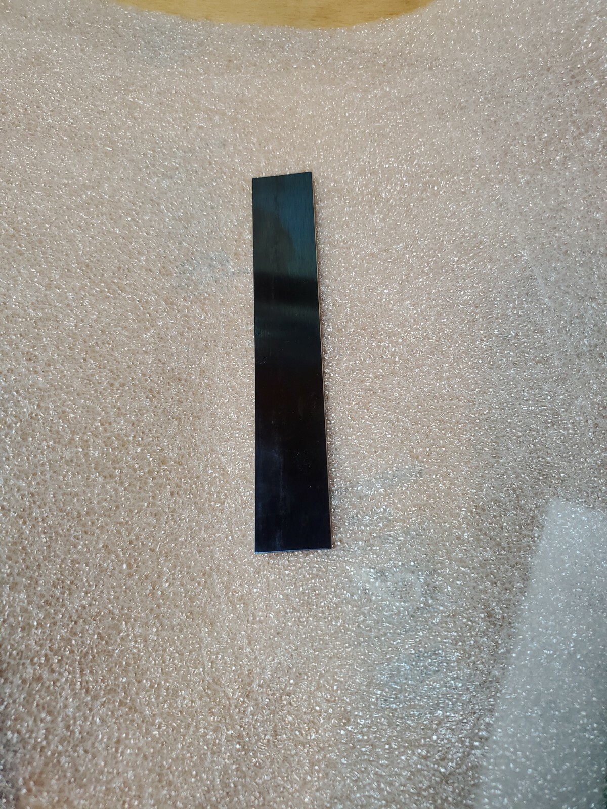 Blue Tempered spring steel 6 inch x 0.010″ thick x 3/4″ wide ONE piece lot