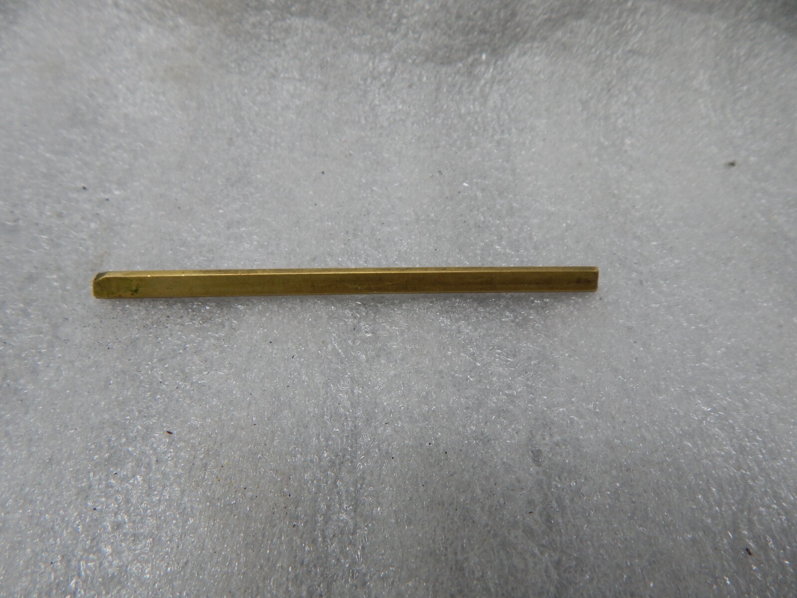 Brass Bar Stock 3/16″ Triangle C360 (.178 from flat to point) Priced by the foot