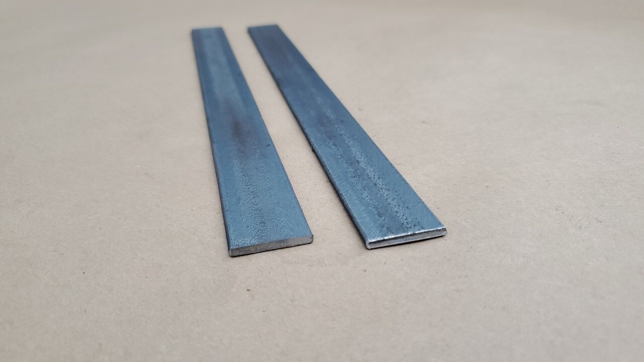 1/8″x1″ A36 Steel Flat Bar 12″ Inches Long (+/- 1/8″) Hot Rolled Lot of 2