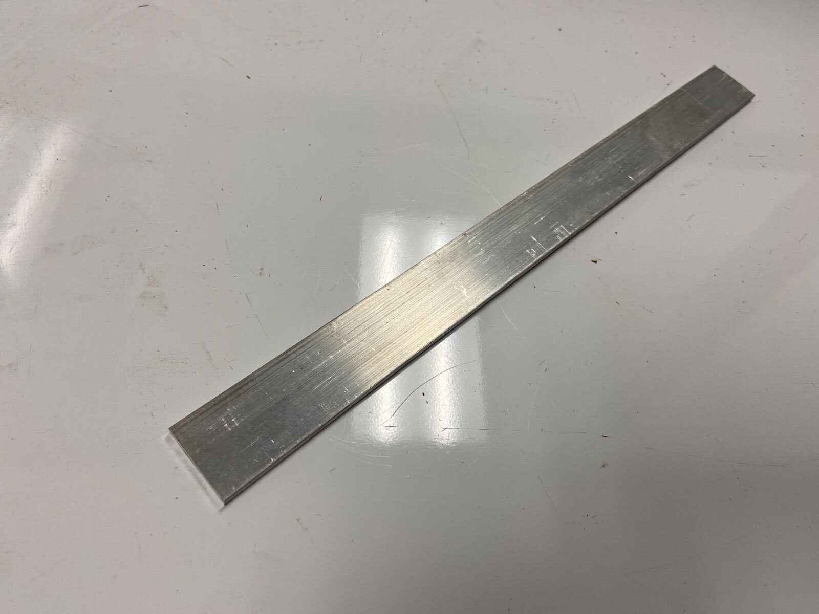 1/8″ x 1″ Aluminum Flat Bar, 6061 Plate, 12″ Length, T6511 Mill Stock, 0.125