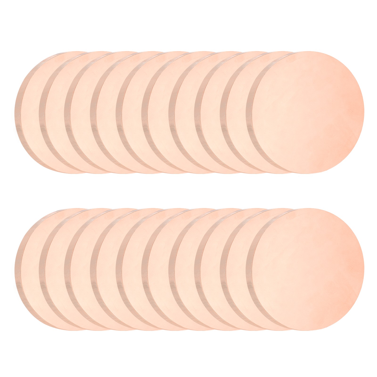 20Pcs 0.02″ Thick 0.6″ Dia C1100 Pure Copper Sheet INDUSTRIAL Copper Round Plate