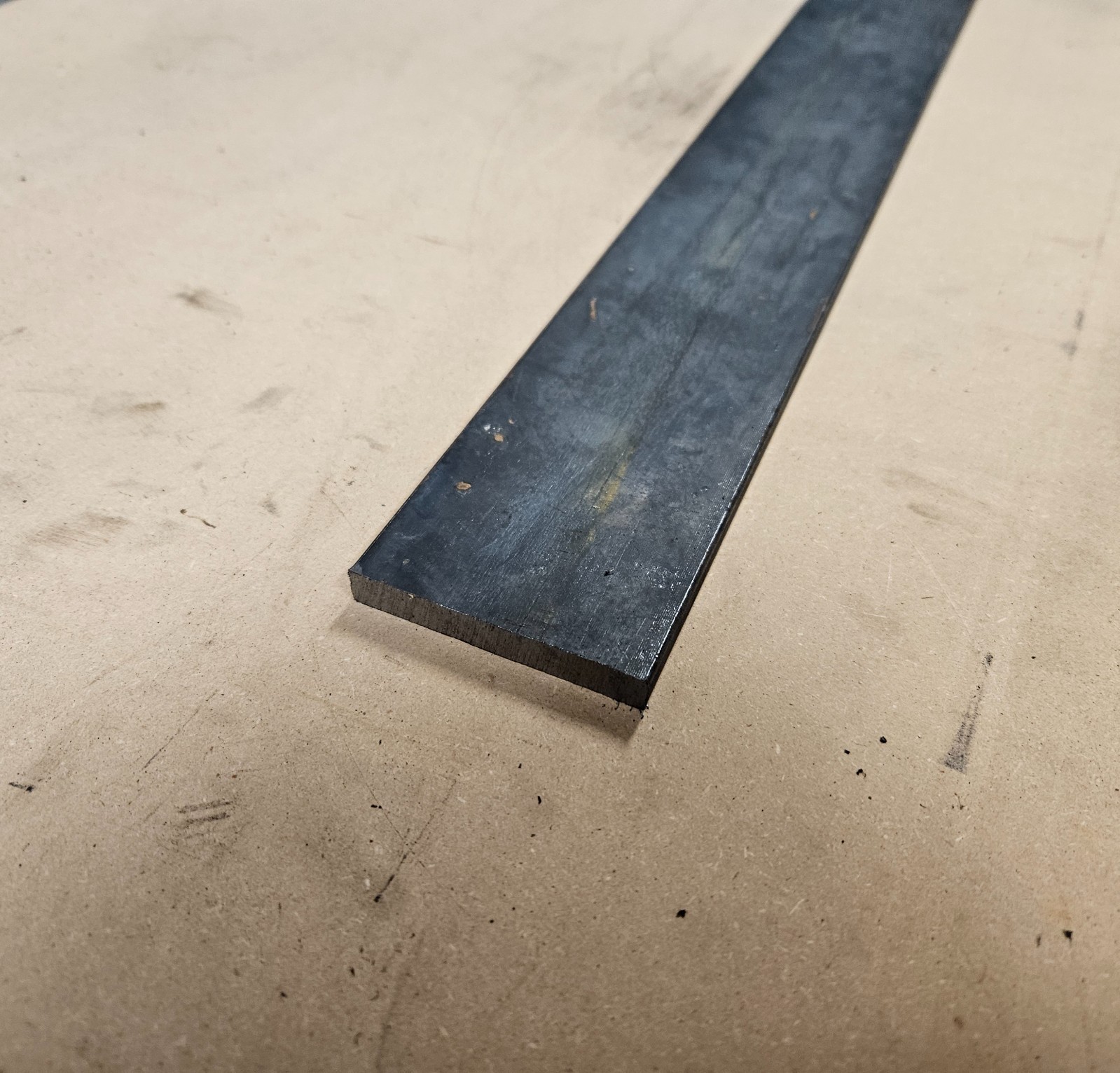 72″ Long, x 3/8″ Thick, x 3″ Steel Flat Bar, Hot Rolled Steel
